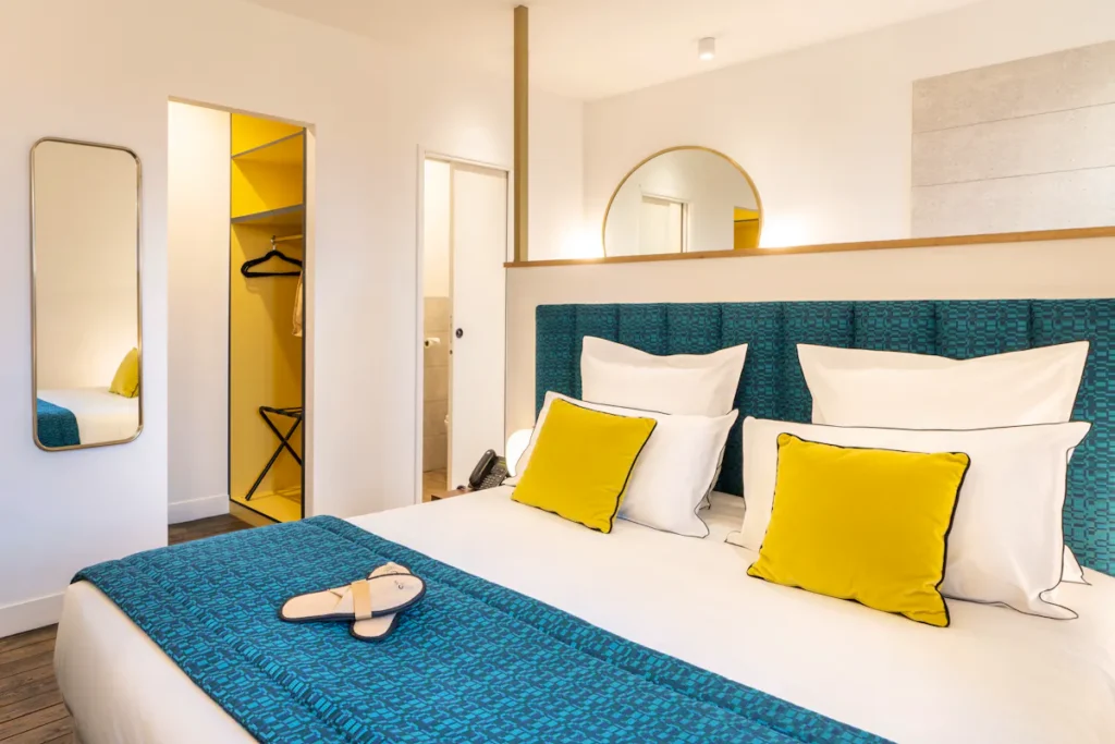 Chambre unique dans un hôtel exceptionnel